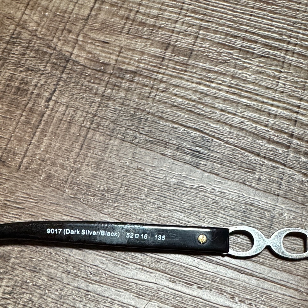 Coach Silver and Black Eyeglasses - Picture 4 of 8